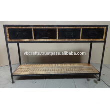 Mesa de console industrial